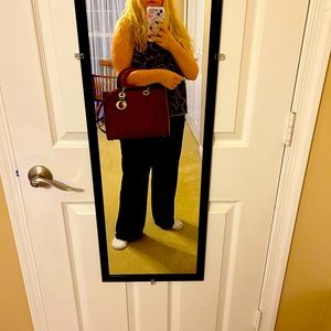 Christian Dior Patent Leather Large Lady Dior Shoulder Bag